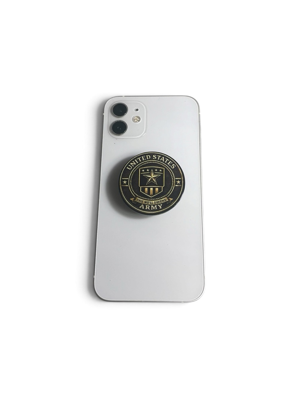 Apple iPhone White with United States Army Phone Grip